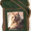Small tote with flap closure